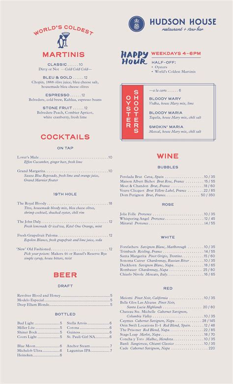 Take A Peek at the Menu for Hudson House, Lovers Lane’s Nostalgic Neighborhood Eatery - Eater Dallas