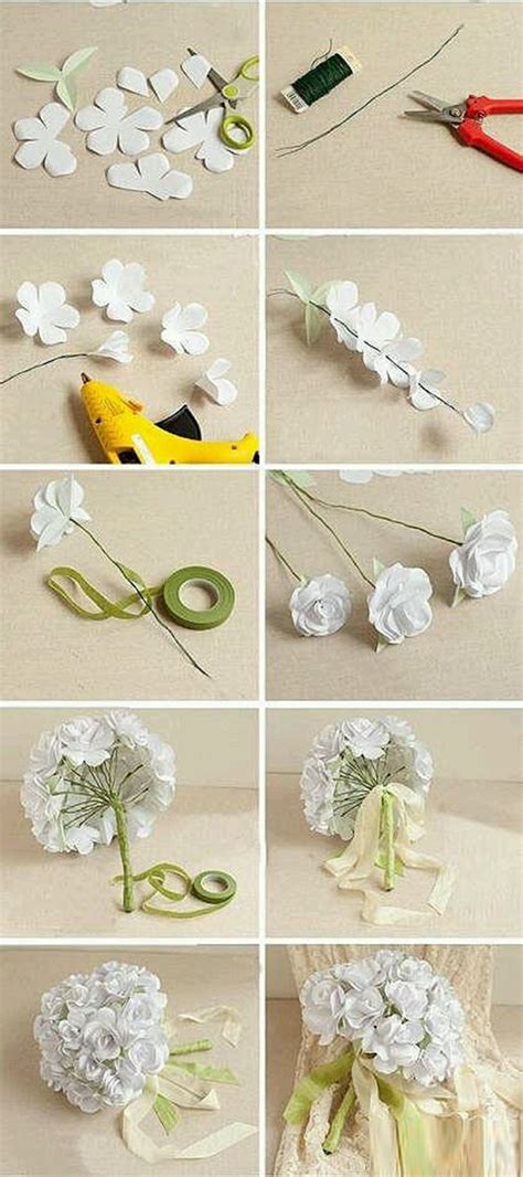 Wonderful DIY flower bouquet for wedding