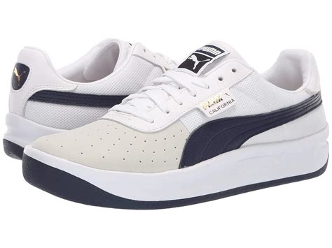 Lyst - Puma California Casual (ribbon Red/ White/ Team Gold) Men's Shoes in White for Men