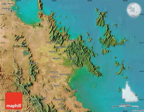 Satellite Map of Whitsunday