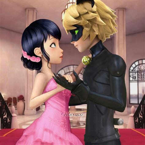 Marinette and Cat Noir on the Ball | Miraculous Amino