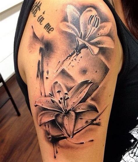 35 Pretty Lily Flower Tattoo Designs - For Creative Juice