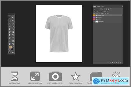 Raglan T-Shirt Mockup » Free Download Photoshop Vector Stock image Via Torrent Zippyshare From ...