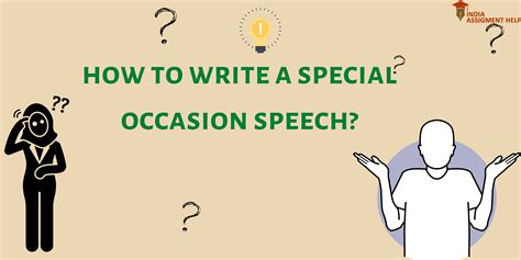 How to Write a Special Occasion Speech