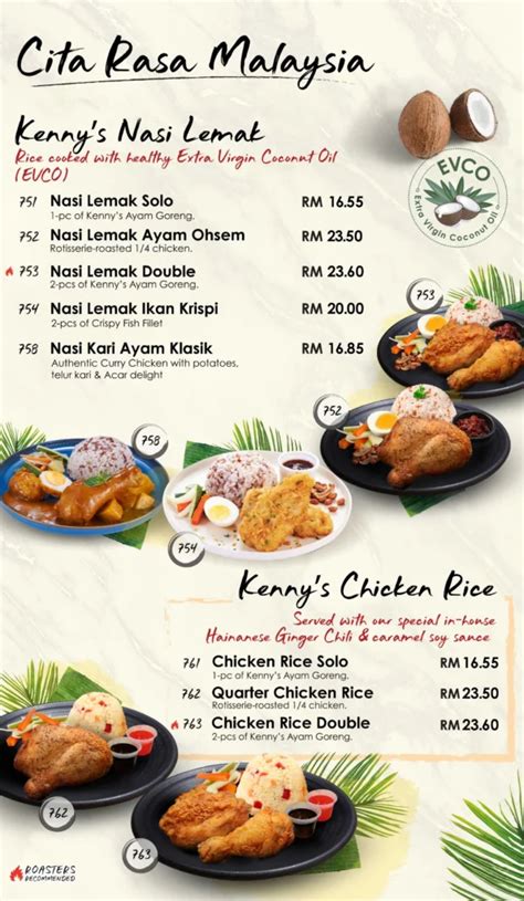 Kenny Rogers Roasters Menu Malaysia Prices and Promos Updated 2024