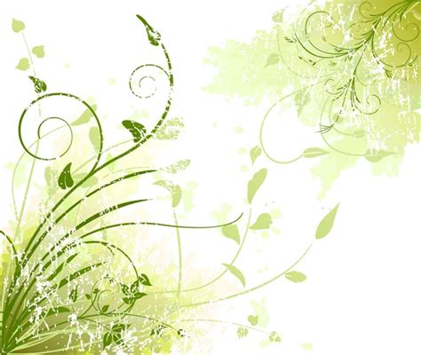 Floral vector background set Stock Vector by ©vanias 8977121