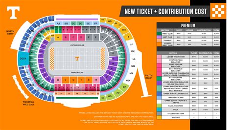 University Of Tennessee Football Stadium Seating Chart - Infoupdate.org