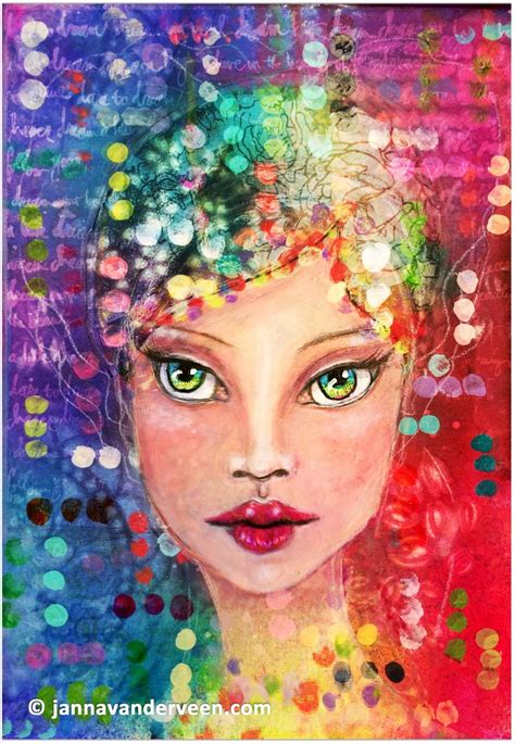 Mixed Media Painting | Pixels and Pixies: Janna Vanderveen Art ...