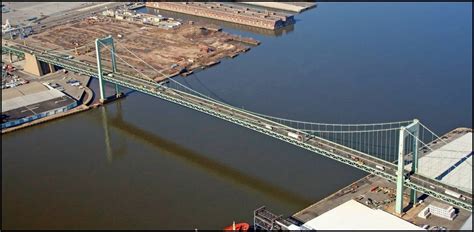 Construction work advances on Walt Whitman Bridge - WHYY