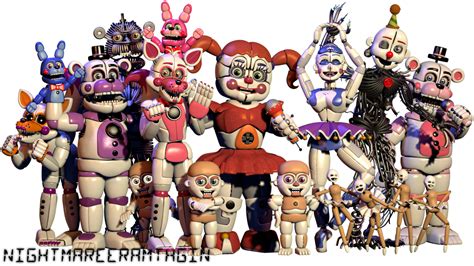 A group of *state-of-the-art* animatronics by NightmareEramthgin ...