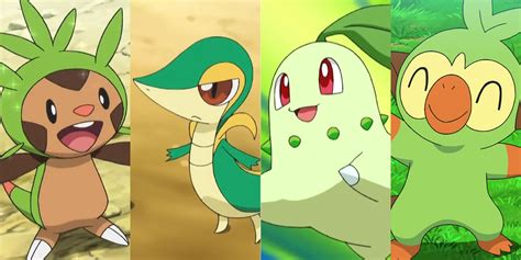 Pokemon: All The Grass-Starters Ranked By Cuteness