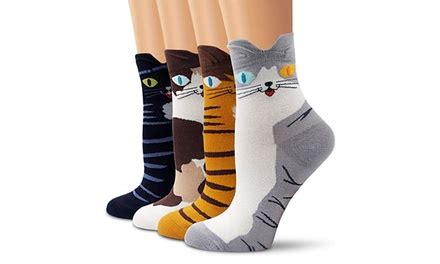 Up To 66% Off Cotton Cat Socks | Groupon