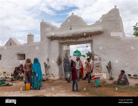 Gate of the shrine which hosts the tomb of sufi Sheikh Hussein , Oromia ...