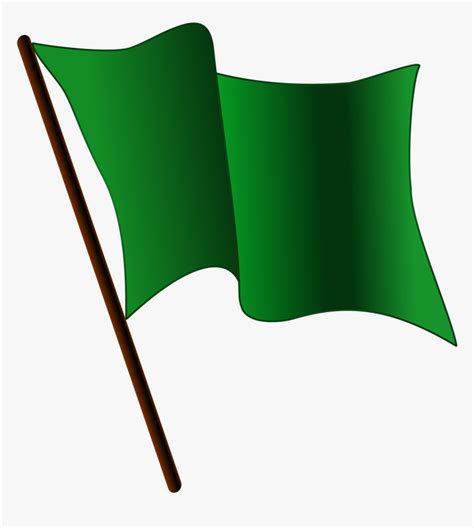 Waving Green Flag Gif, HD Png Download , Transparent Png Image - PNGitem