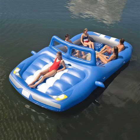 This Giant Convertible Car Lake Float Is The Ultimate Spot For Relaxing On The Water