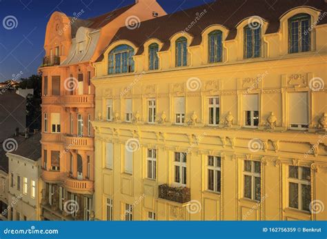 Colorful Architecture of Belgrade Stock Image - Image of cold, house ...