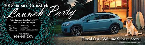 Subaru of Pembroke Pines 2018 Subaru Crosstrek Launch Party 10/21/17 ...