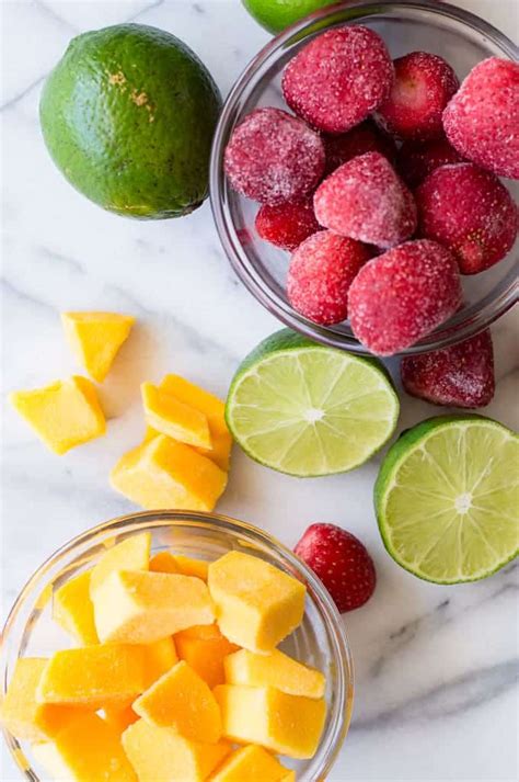 How To Make Margaritas (using real fruit) - House of Yumm