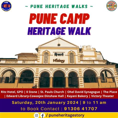 Pune Camp Heritage Walk, Hotel Ritz, Pune, 17 March 2024 | AllEvents.in