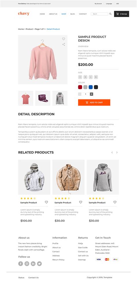 Fashion eCommerce Website Templates on Behance