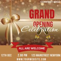 Grand opening flyer design Template | PosterMyWall