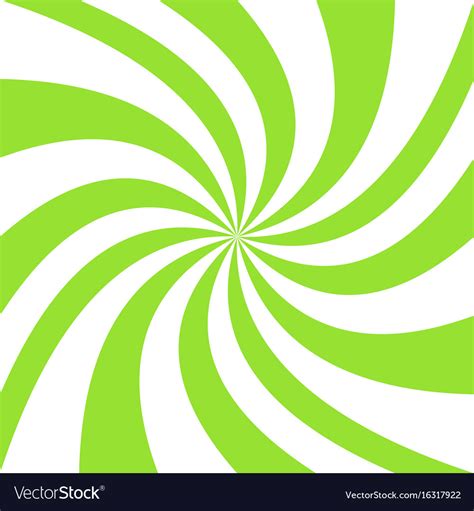 Geometric swirl background - graphic from green Vector Image