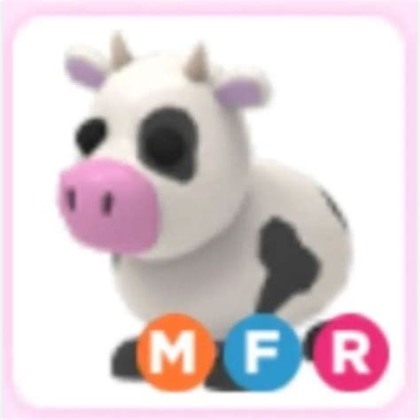 Pet | Mega neon cow adopt me - Roblox Spiel Artikel - Gameflip