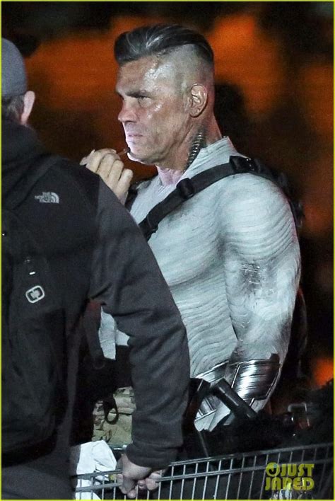 Josh Brolin Films 'Deadpool 2' in His Skin Tight Cable Costume!: Photo ...