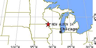 New Albin, Iowa (IA) ~ population data, races, housing & economy