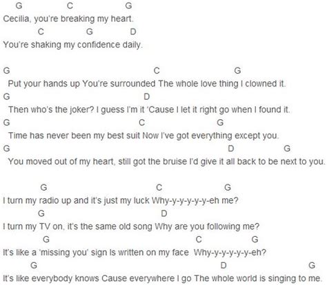 I Give You My Heart Chords - Sheet and Chords Collection