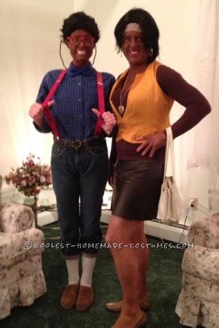 Steve Urkel and Laura Winslow Couple Costume