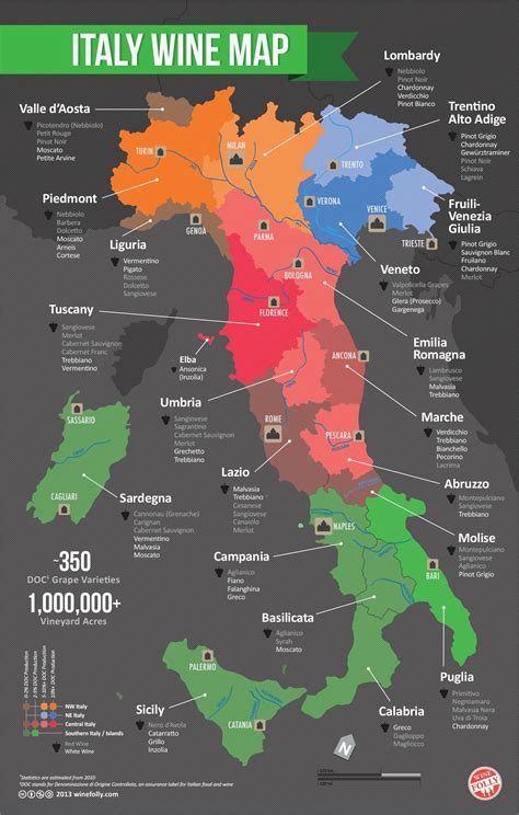 33 Maps That Will Show You the World in New Ways | Italy wine, Wine ...