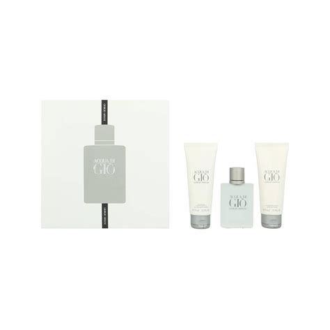 Acqua Di Gio 3 Piece Gift Set For Men - Perfumes Plus International