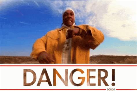 Danger Warning Sign Cartoon GIF