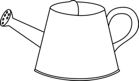 Watering can clipart black and white clipartfest - WikiClipArt