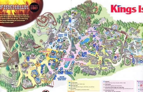 2007 Kings Island Map | Kings island, Island map, Island