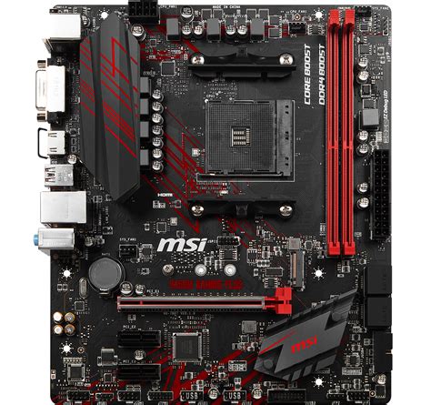 MSI AMD Ryzen B450M GAMING PLUS AM4 Micro ATX Motherboard LN91347 | SCAN UK