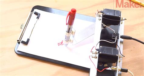 A DIY Mechanical Robotic Arm That Can Draw You Favourite Drawings