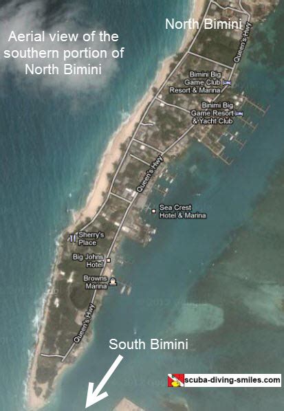 Map of Bimini - You Can't Get Lost On This Bahamas Island