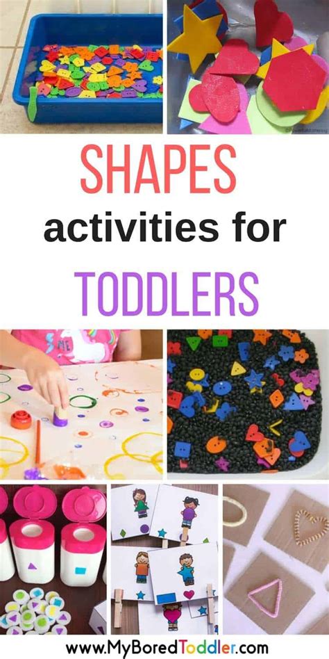 Shapes Activities for Toddlers - My Bored Toddler