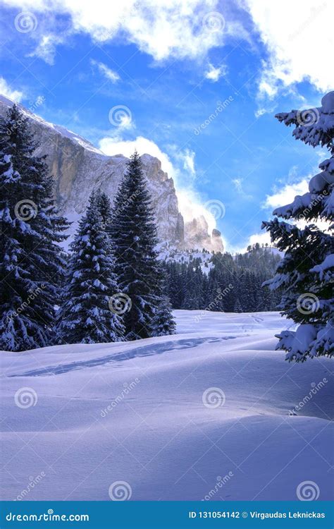 Italian Alps in the Winter. Stock Photo - Image of alps, relaxation ...