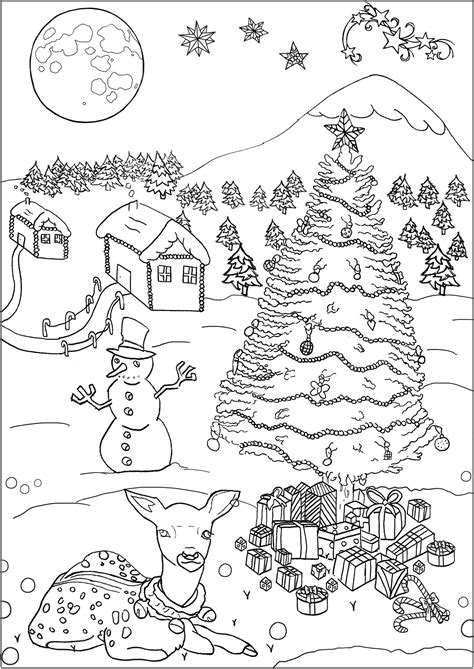 Fun Christmas Coloring Pages – Worksheets Decoomo