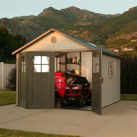 Lifetime® 11' x 11' Resin Shed Reviews ~ Lifetime Outdoor Storage Shed