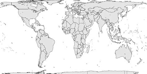 Hobo-Dyer Outline World Map Projection by Nohomers48 on DeviantArt