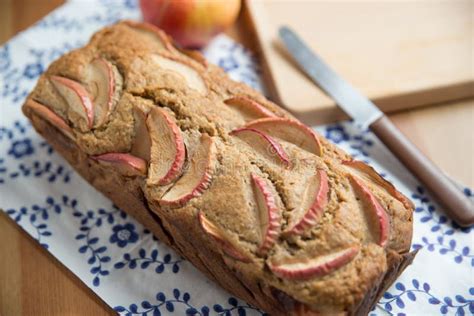 Loaf of apple nut bread stock image. Image of food, freshness - 60000817