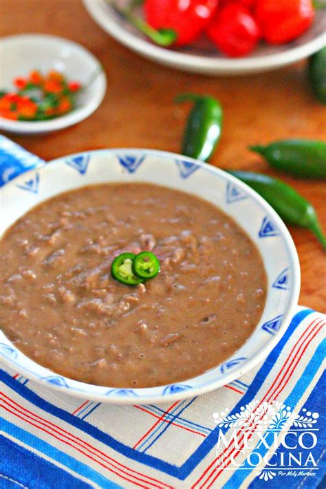 Receta Frijoles bayos fritos cremosos | Recetas mexicanas