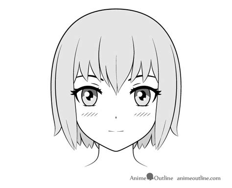 How To Draw A Anime Girl Face Step By Step