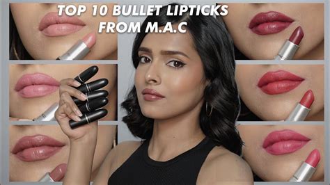 Top 10 Bullet Lipsticks from M.A.C - YouTube