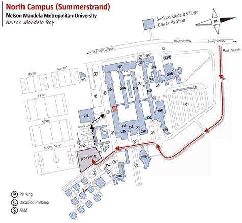 Nelson Mandela University North Campus Map