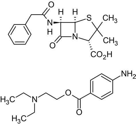 Penicillin G procaine hydrate, combination of Penicillin G and Procaine ...